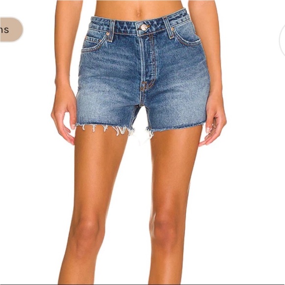 GRLFRND Helena blue Jean shorts size 26